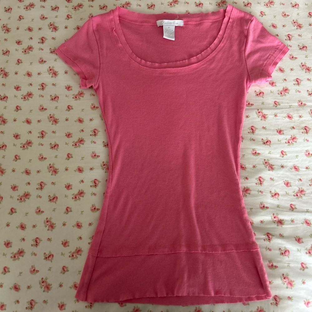 y2k pink top
